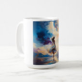 Céu e Memórias: Mulher Decidida Kaffeetasse (Vorderseite Links)