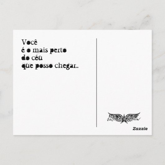 Céu Postkarte (Rückseite)