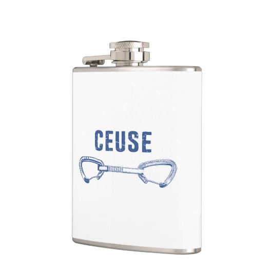 Ceuse France Rock Climbing Quickziehen Flachmann (Links)