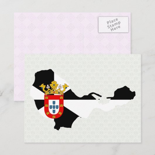 Ceuta Flag Karte (Vorne/Hinten)