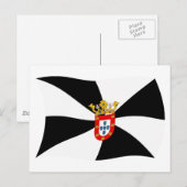 Ceuta Flag Postkarte (Vorne/Hinten)
