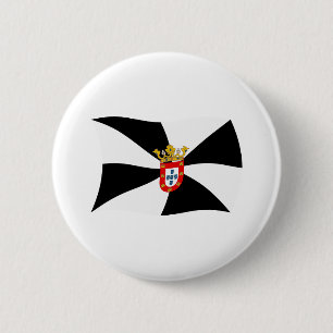 Ceuta-Flagge Knopf Button