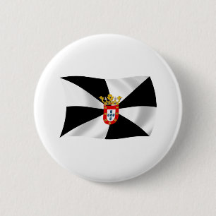 Ceuta-Flagge Knopf Button