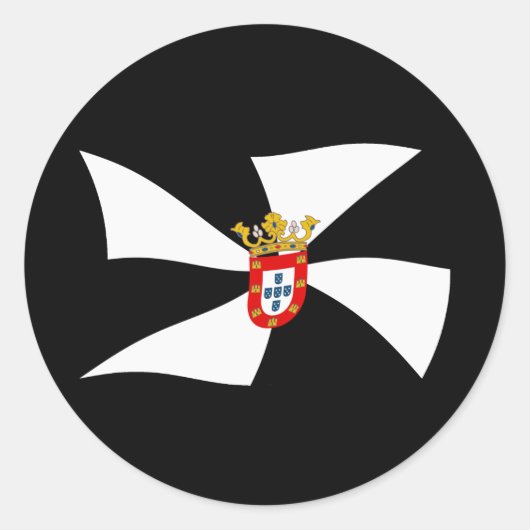 Ceuta-Flaggenaufkleber Runder Aufkleber (Vorderseite)