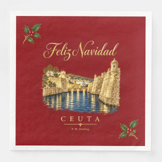 Ceuta Frohe Weihnachten Weihnachtsservietten Serviette