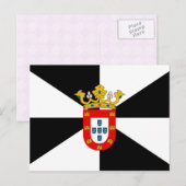 Ceuta Hochwertige Flagge Postkarte (Vorne/Hinten)