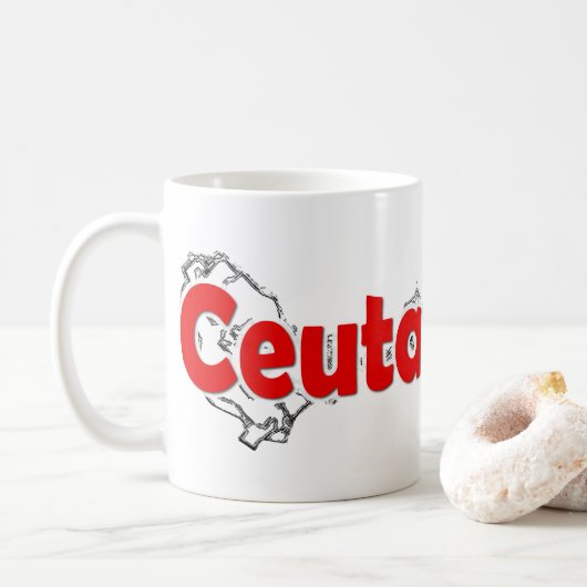 Ceuta Kaffeetasse (Mit Donut)