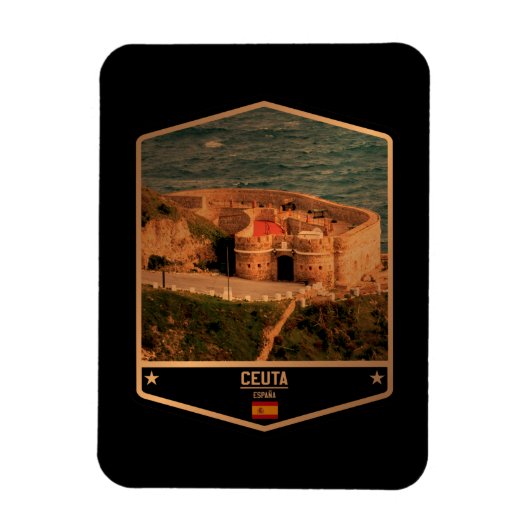 Ceuta Magnet (Vertikal)