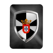 Ceuta Mettalic Emblem Magnet (Vertikal)