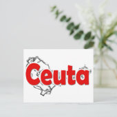 Ceuta Postkarte (Stehend Vorderseite)