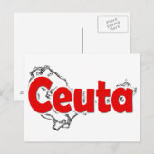 Ceuta Postkarte (Vorne/Hinten)
