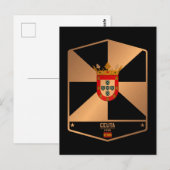 Ceuta Postkarte (Vorne/Hinten)