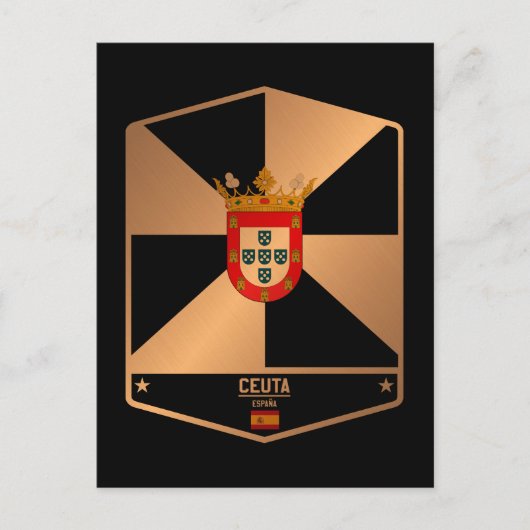 Ceuta Postkarte (Vorderseite)