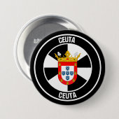 Ceuta Round Emblem Button (Vorne & Hinten)