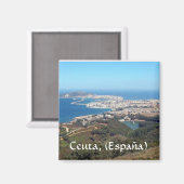 Ceuta ,(Spanien) Magnet (Vorderseite/Rückseite)