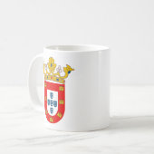 Ceuta-Wappen Detail Kaffeetasse (Vorderseite Links)