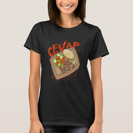 Cevap Serbian Grill Sausages Cevapi 2 T-Shirt (Vorderseite)