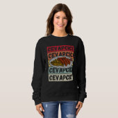 Cevapcici Kebab Balkan cuisine 12 Sweatshirt (Vorne ganz)