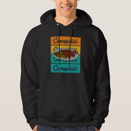 Cevapcici Kebab Balkan cuisine 20 Hoodie (Vorderseite)