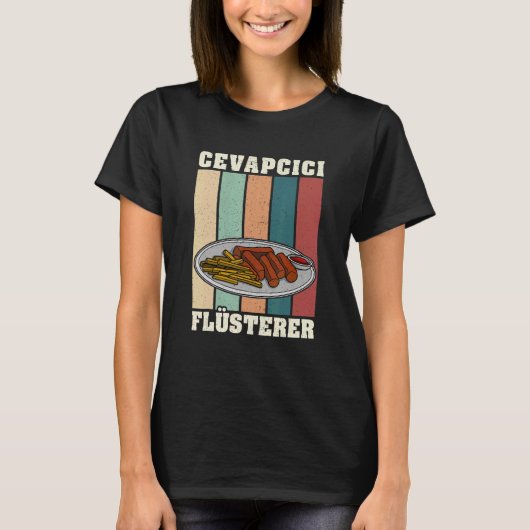 Cevapcici Kebab Balkan cuisine 28 T-Shirt (Vorderseite)