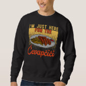 Cevapcici Kebab Balkan cuisine 47 Sweatshirt (Vorderseite)