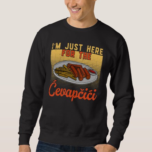Cevapcici Kebab Balkan cuisine 47 Sweatshirt (Vorderseite)