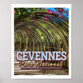 CEVENNES NATIONAL PARK - LOZERE, GARD, FRANKREICH POSTER