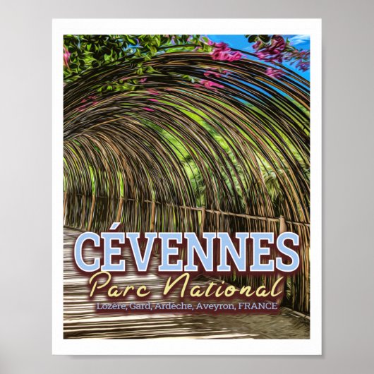 CEVENNES NATIONAL PARK - LOZERE, GARD, FRANKREICH POSTER (Vorne)