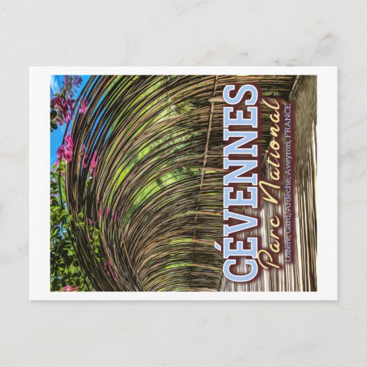 CEVENNES NATIONAL PARK - LOZERE, GARD, FRANKREICH POSTKARTE (Vorderseite)