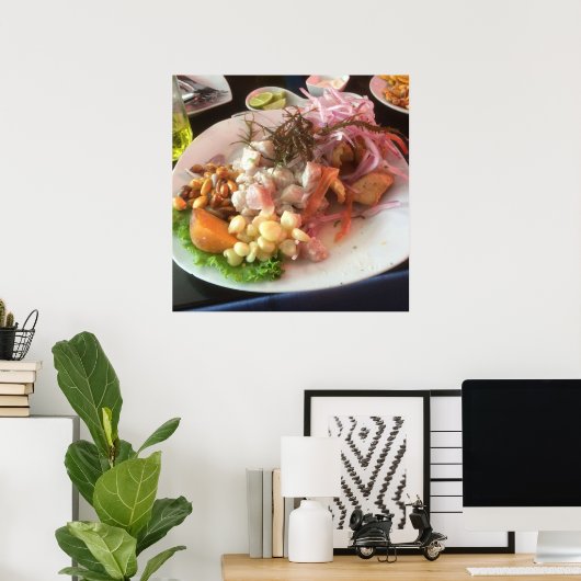 Ceviche bei Pedritos Poster (Heimbüro)