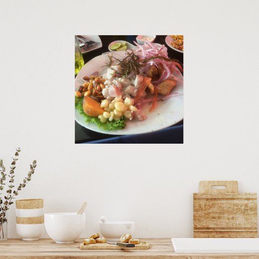 Ceviche bei Pedritos Poster (Küche)
