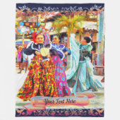 Ceviche Mexican Festival Dancers 2549 Fleecedecke (Vorderseite)
