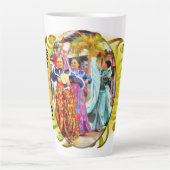 Ceviche Mexican Festival Dancers 2549 Milchtasse (Vorderseite)