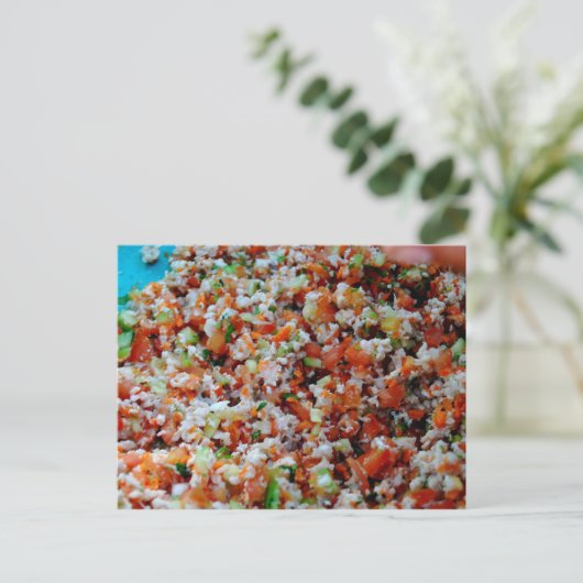 Ceviche Postcard Postkarte (Stehend Vorderseite)