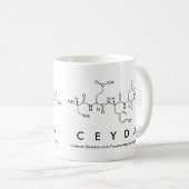 Ceyda Peptidenname Tasse (VorderseiteRechts)