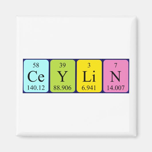 Ceylin Periodenmagnet Magnet (Vorne)