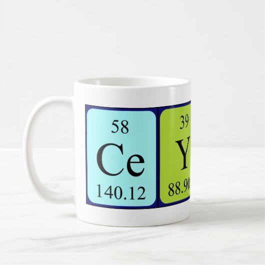 Ceylin Periodenname Tasse (Links)