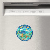 Ceylon Sri Lanka Magnet (In Situ (Geschirrspüler))