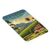 Ceylon Sri Lanka Travel Magnet (Rechte Seite)