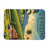 Ceylon Sri Lanka Travel Magnet (Horizontal)