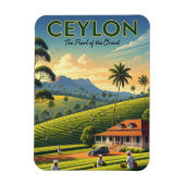 Ceylon Sri Lanka Travel Magnet (Vertikal)
