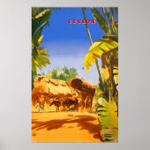 Ceylon-Vintage-Reiseplakat Poster (Vorne)