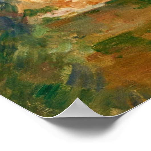 Cezanne - Abandoned House Poster (Ecke)