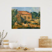 Cezanne - Abandoned House Poster (Küche)