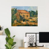 Cezanne - Abandoned House Poster (Heimbüro)