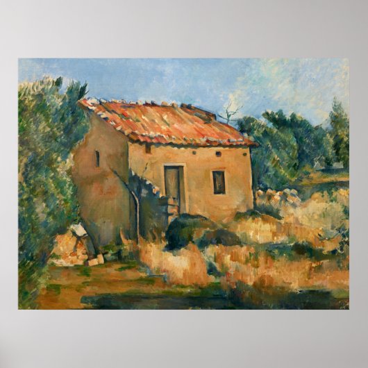 Cezanne - Abandoned House Poster (Vorne)