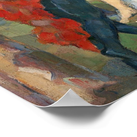 Cézanne - Afternoon In Naples Poster (Ecke)