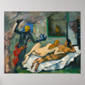 Cézanne - Afternoon In Naples Poster (Vorne)