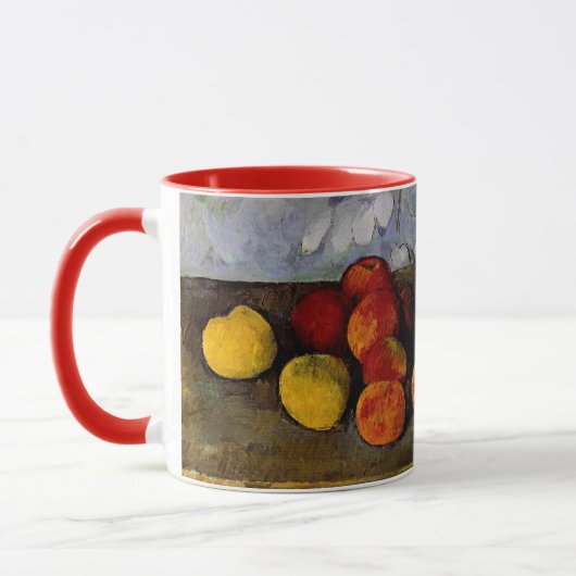 Cezanne - Äpfel und Biskuits Tasse (Links)