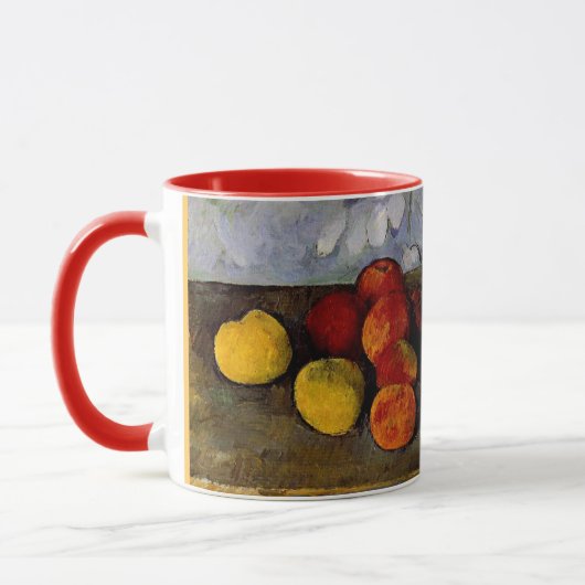 Cezanne - Äpfel und Biskuits Tasse (Links)